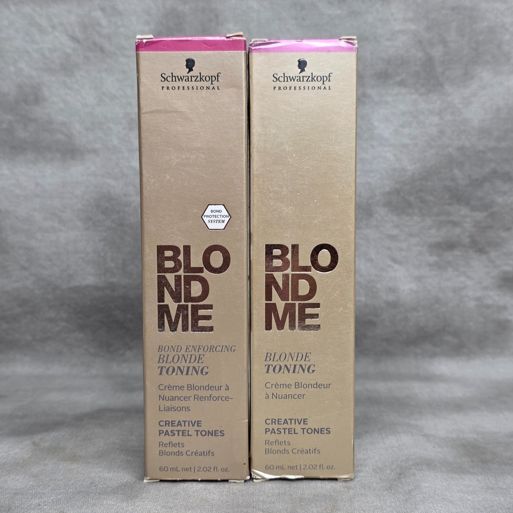 (X2) Schwarzkopf BlondMe Toning Creme T-LILAC 2.02 oz